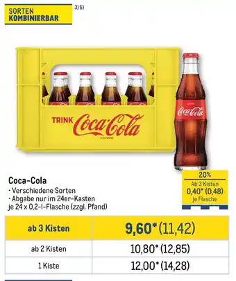 METRO Coca-Cola Angebot