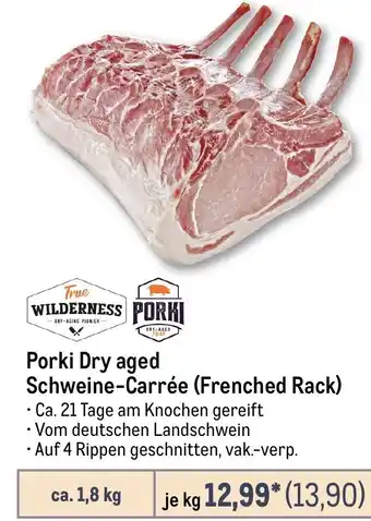 METRO Porki Dry aged Schweine-Carrée (Frenched Rack) Angebot