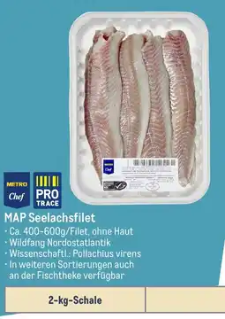 METRO MAP Seelachsfilet Angebot