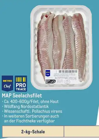 METRO MAP Seelachsfilet Angebot