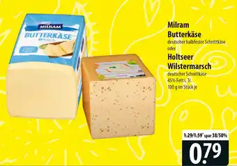 Famila Nord Ost Milram Butterkäse oder Holtseer Wilstermarsch Angebot