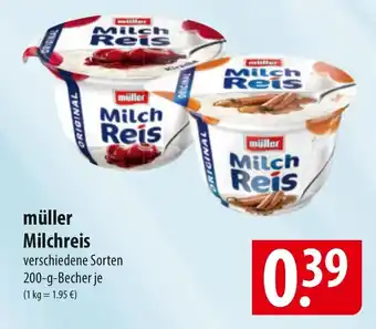 Famila Nord Ost müller Milchreis Angebot