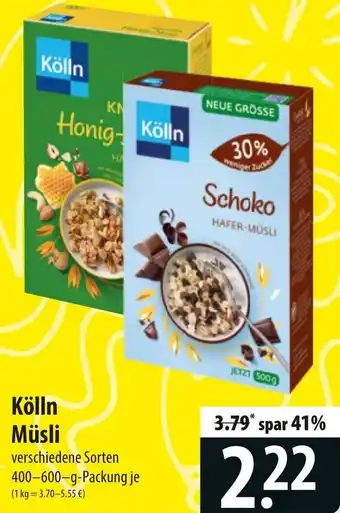 Famila Nord Ost Kölln Müsli Angebot