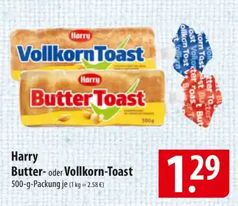 Famila Nord Ost Harry Butter- oder Vollkorn-Toast Angebot