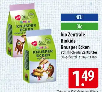 Famila Nord Ost bio Zentrale Biokids Knusper Ecken Angebot