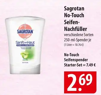 Famila Nord Ost Sagrotan No-Touch Seifen- Nachfüller Angebot