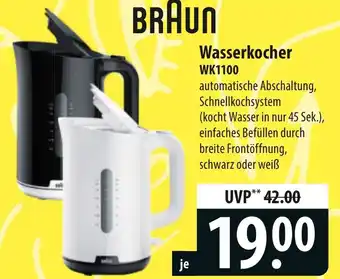 Famila Nord Ost BRAUN Wasserkocher WK1100 Angebot