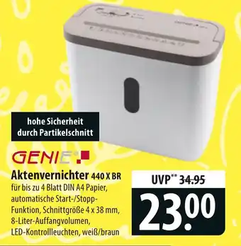 Famila Nord Ost GENIE Aktenvernichter 440 X BR Angebot