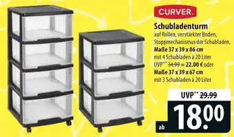 Famila Nord Ost CURVER Schubladenturm Angebot