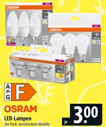 Famila Nord Ost OSRAM LED-Lampen Angebot