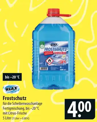 Famila Nord Ost KLAX Frostschutz Angebot