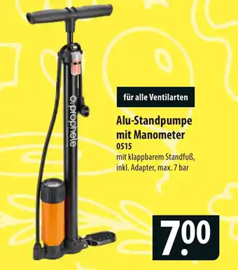 Famila Nord Ost Alu-Standpumpe mit Manometer 0515 Angebot