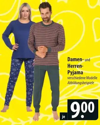 Famila Nord Ost Damen- und Herren- Pyjama Angebot