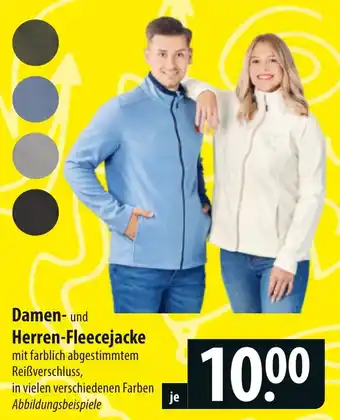 Famila Nord Ost Damen- und Herren-Fleecejacke Angebot