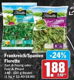 AEZ Frankreich/Spanien - Florette Angebot