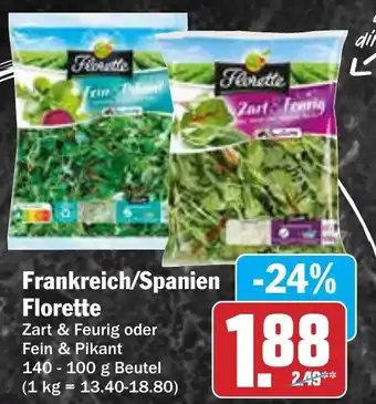 AEZ Frankreich/Spanien - Florette Angebot