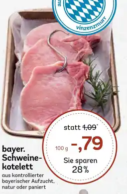 AEZ bayer. Schweine- kotelett Angebot