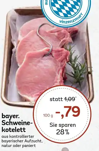 AEZ bayer. Schweine- kotelett Angebot