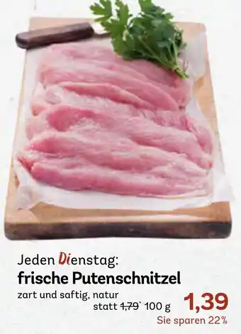 AEZ Jeden Dienstag frische Putenschnitzel Angebot