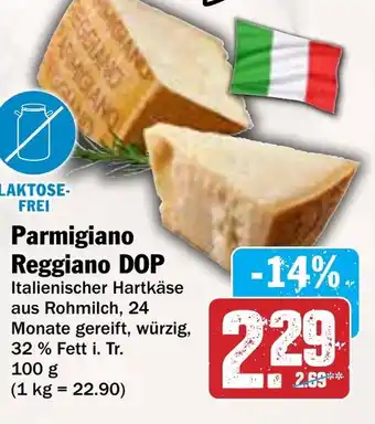 AEZ Parmigiano Reggiano DOP Italienischer Hartkäse Angebot