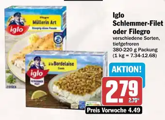 AEZ Iglo Schlemmer-Filet oder Filegro Angebot