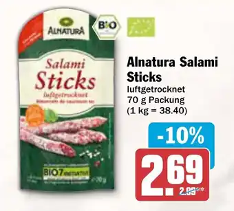 AEZ Alnatura Salami Sticks Angebot