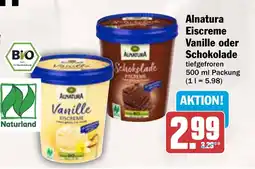 AEZ Alnatura Eiscreme Vanille oder Schokolade Angebot