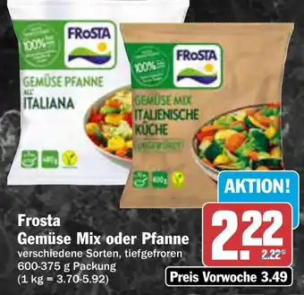 AEZ Frosta Gemüse Mix oder Pfanne Angebot