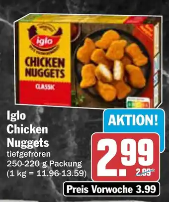 AEZ Iglo Chicken Nuggets Angebot