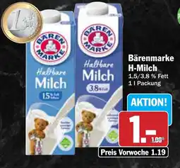 AEZ Bärenmarke H-Milch Angebot