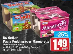 AEZ Dr. Oetker Paula Pudding oder Marmorette Angebot