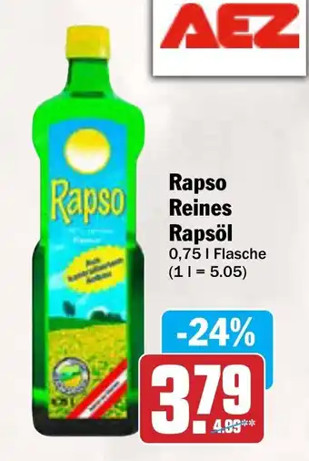 AEZ Rapso Reines Rapsöl Angebot