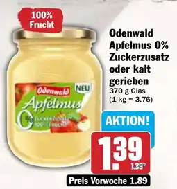 AEZ Odenwald Apfelmus 0% Zuckerzusatz oder kalt gerieben Angebot