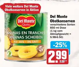 AEZ Del Monte Obstkonserven Angebot