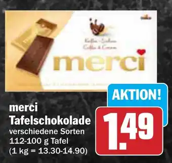 AEZ merci Tafelschokolade Angebot