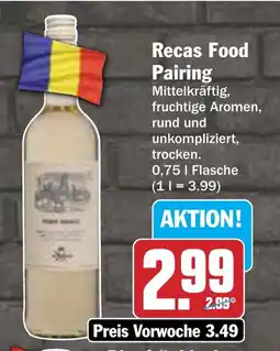 AEZ Recas Food Pairing Angebot