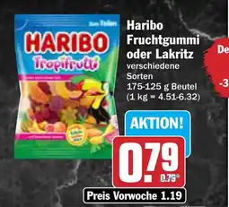 AEZ HARIBO Fruchtgummi oder Lakritz Angebot