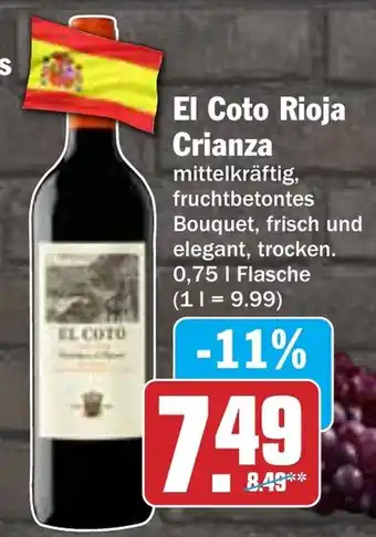 AEZ El Coto Rioja Crianza Angebot