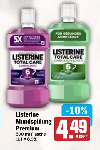 AEZ Listerine Mundspülung Premium Angebot