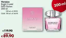 Travel Free Versace Bright Crystal EdTS Damen Angebot