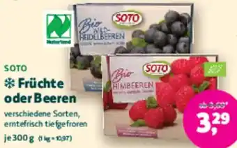 Biomarkt SOTO Früchte oder Beeren Angebot