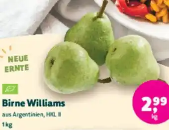 Biomarkt Birne Williams Angebot