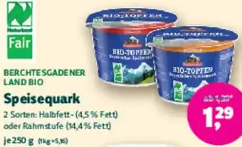 Biomarkt BERCHTESGADENER LAND BIO Speisequark Angebot