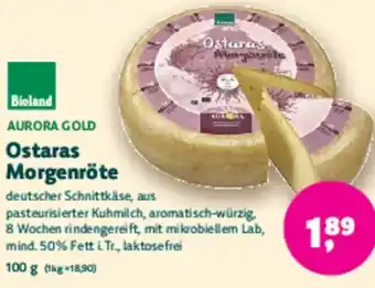 Biomarkt AURORA GOLD Ostaras Morgenröte Angebot