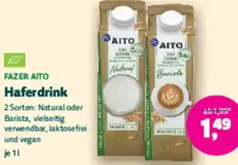 Biomarkt FAZER AITO Haferdrink Angebot