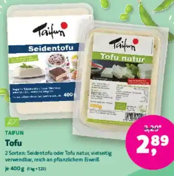 Biomarkt TAIFUN Tofu Angebot