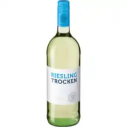 Netto Marken-Discount Riesling Qualitätswein trocken 11,5 % vol 1 Liter - Inhalt: 6 Flaschen Angebot