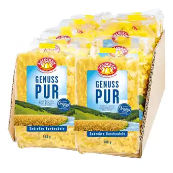 Netto Marken-Discount 3 Glocken Genuss Pur Gedrehte Bandnudeln 500 g, 10er Pack Angebot