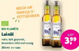 Biomarkt BIO PLANÈTE Leinöl Angebot