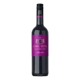 Netto Marken-Discount Carl Jung Merlot alkoholfreier Wein 0,75 Liter - Inhalt: 6 Flaschen Angebot